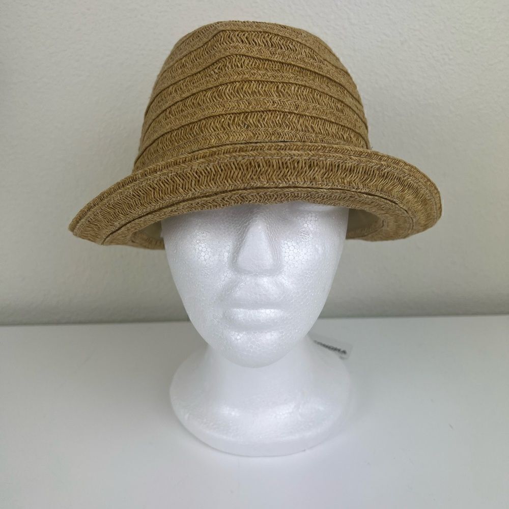 Sonoma Goods for Life Women's Tan and Black Hat